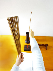 筮竹の使い方3