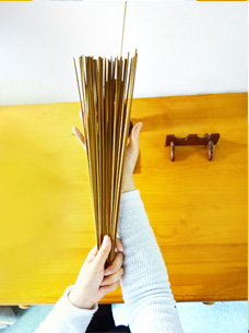 筮竹の使い方5